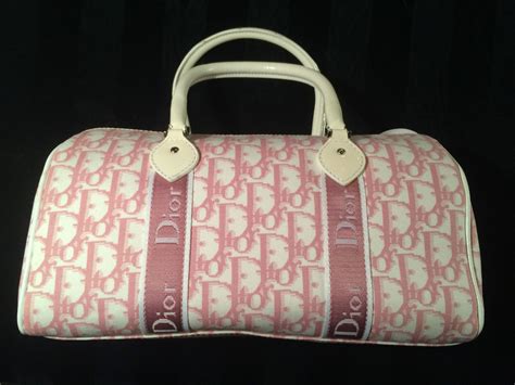 dior pink hand bag